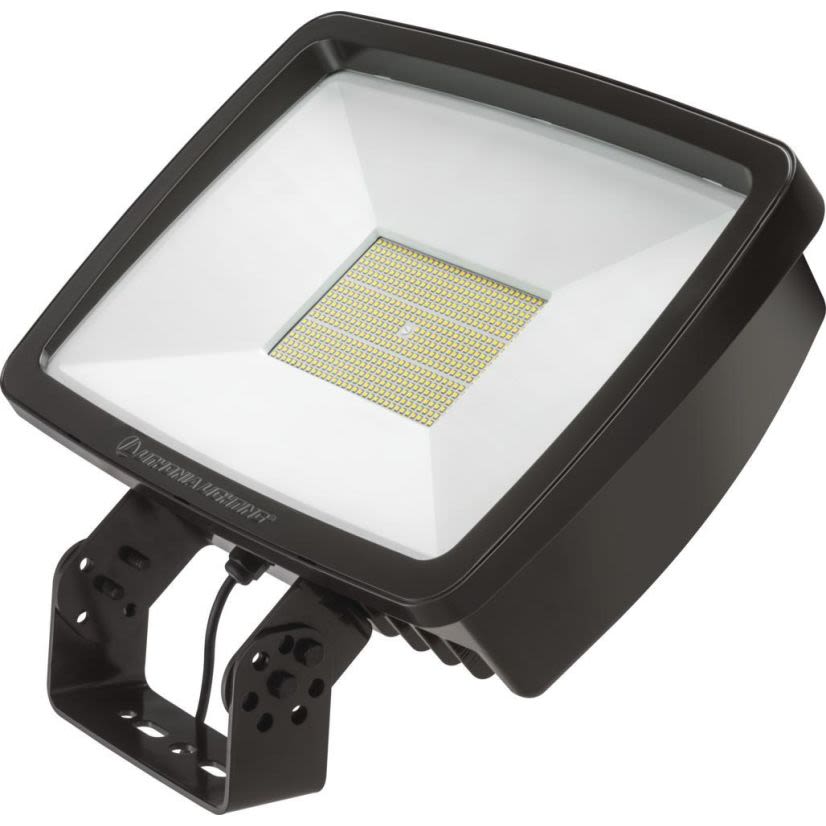 Lithonia Lighting TFX4 LED 40K MVOLT YK DDBXD Size 4 Rectangular Floodlight, LED Lamp, 296 W Fixture, 120 to 277 VAC, Bronze Housing